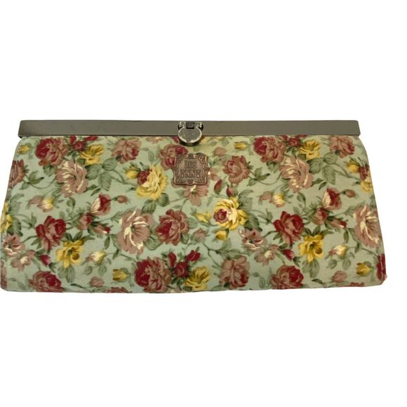 Anna Sui Wallet Women's Multicolor Floral Inner Pockets Country Chic 4" X 7.5" - Picture 2 of 13